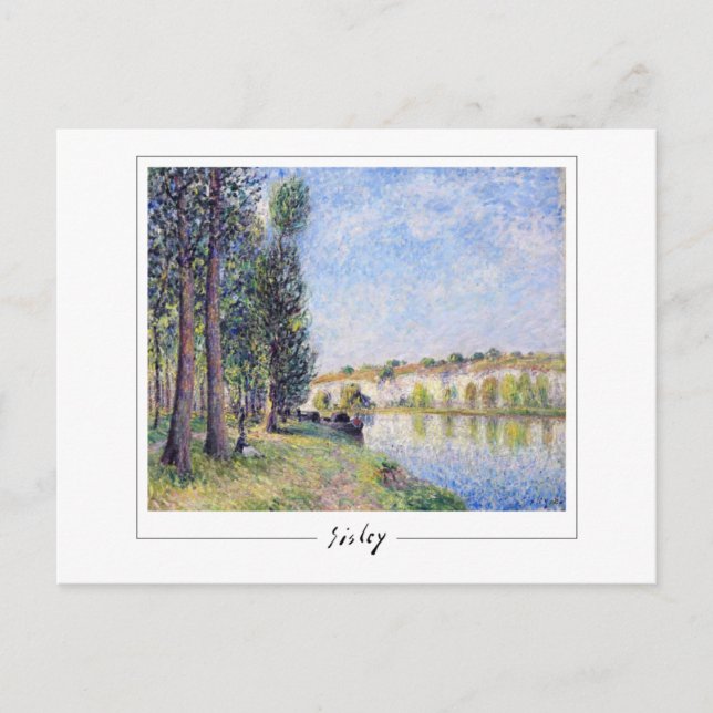 Alfred Sisley #19 - Finkonstkort Vykort (Framsida)