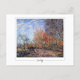 Alfred Sisley #372 - Fin Art Postcard Vykort