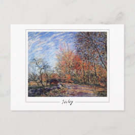 Alfred Sisley #372 - Finkonstkort Vykort