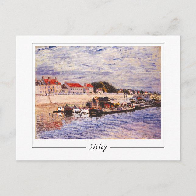 Alfred Sisley #6 - Finkonstkort Vykort (Framsida)