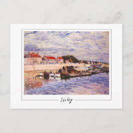 Alfred Sisley #6 - vykort för konst
