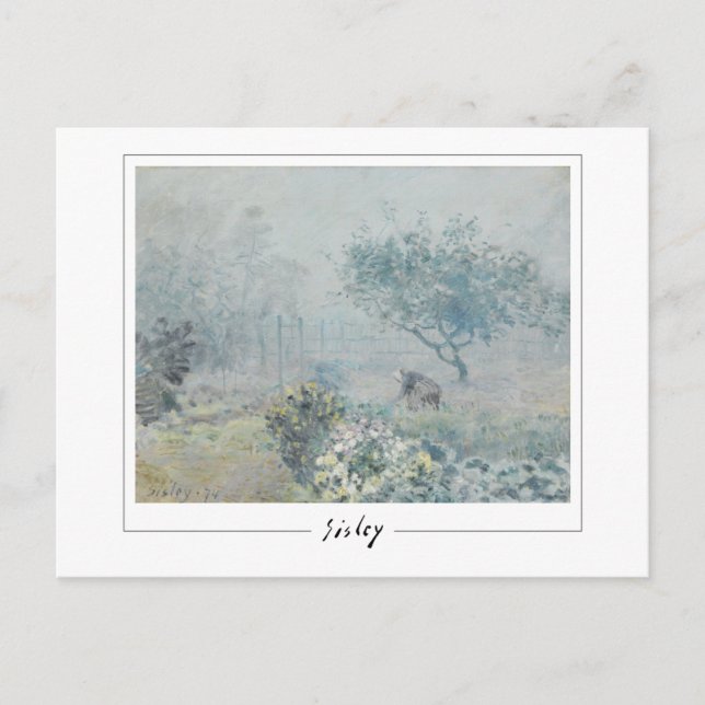 Alfred Sisley #8 - Finkonstkort Vykort (Framsida)