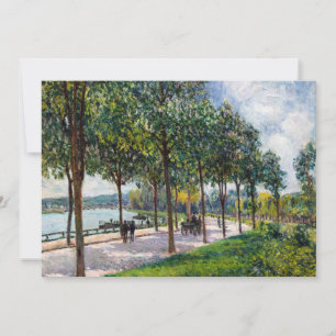 Alfred Sisley - Allee of Chestnut Träd Inbjudningar
