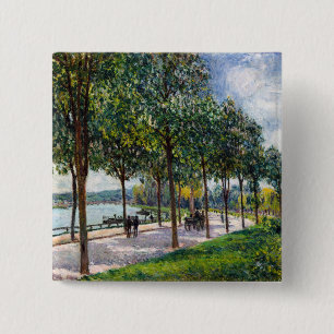 Alfred Sisley - Allee of Chestnut Träd Knapp