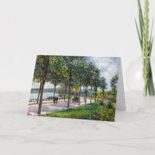 Alfred Sisley - Allee of Chestnut Träd Kort