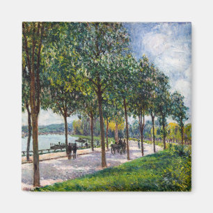 Alfred Sisley - Allee of Chestnut Träd Magnet