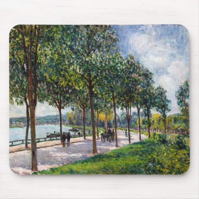 Alfred Sisley - Allee of Chestnut Träd Musmatta (Framsidan)