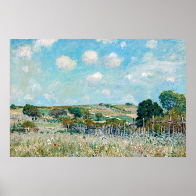 Alfred Sisley - Ängen Poster (Framsidan)