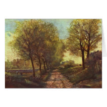 Alfred Sisley aveny av träd