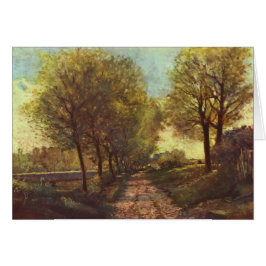 Alfred Sisley aveny av träd OBS Kort