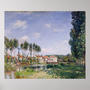 Alfred Sisley Banker i Loing at Moret Poster