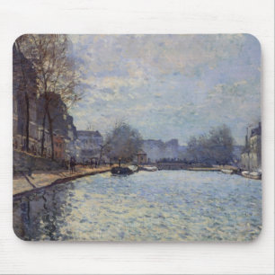 Alfred Sisley beskådar av kanalen St Martin, Musmatta