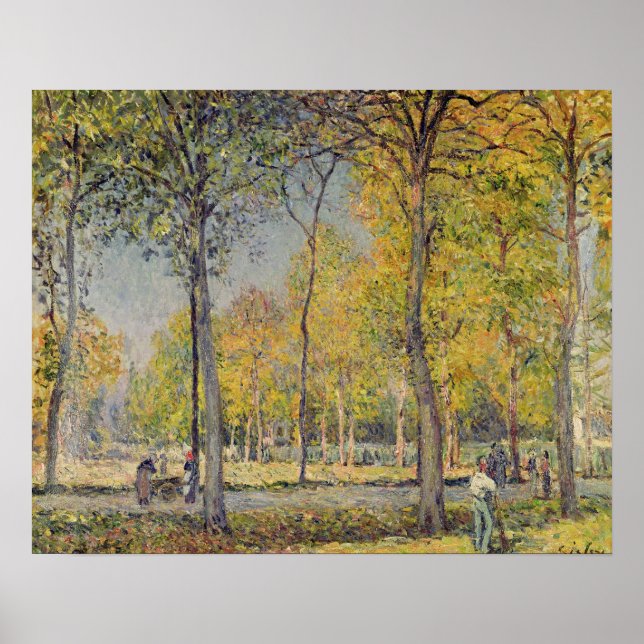 Alfred Sisley | Bois de Boulogne Poster (Framsidan)