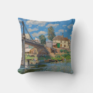 Alfred Sisley - Bridge vid Villeneuve-la-Garenne Kudde