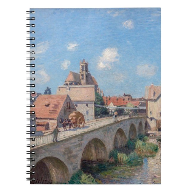 Alfred Sisley - Bron i Moret Anteckningsbok (Framsidan)