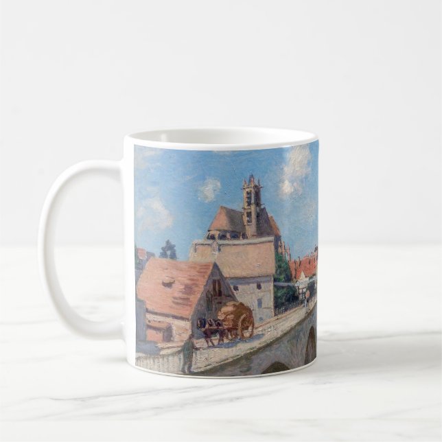 Alfred Sisley - Bron i Moret Kaffemugg (Vänster)