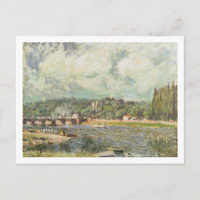 Alfred Sisley | Bron i Sevres Vykort (Framsida)