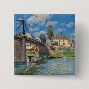 Alfred Sisley - Bron över Villeneuve-la-Garenne Knapp