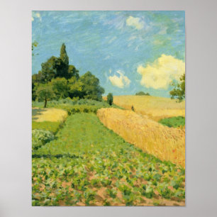 Alfred Sisley cornfielden Poster