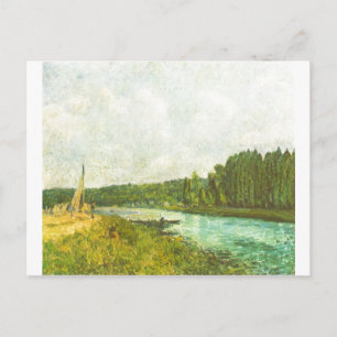 Alfred Sisley - dö Ufer der Oise 1878-1880 Vykort