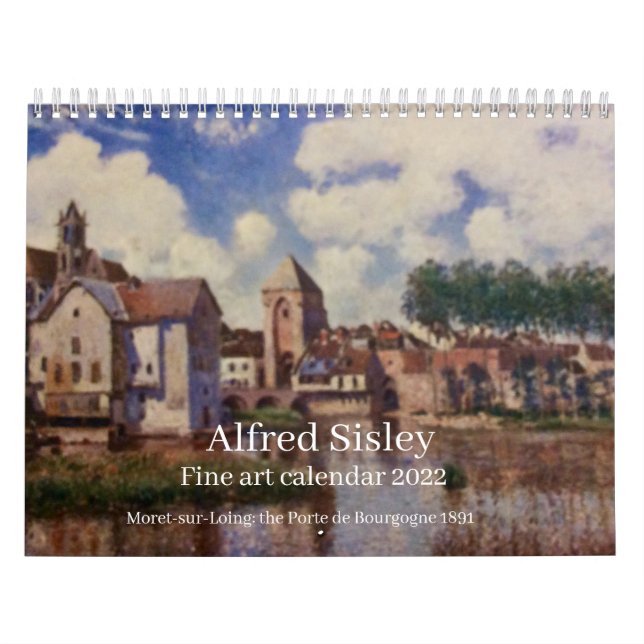 Alfred Sisley - Fine Art Calendar for 2022 Kalender (Omslag)