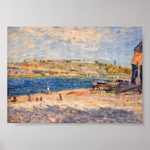 Alfred Sisley - Flodbankar vid Saint-Mammes Poster