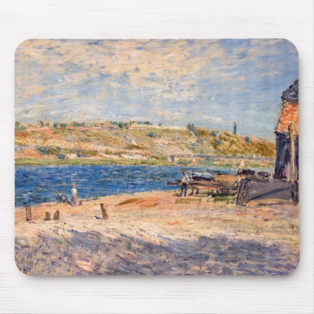 Alfred Sisley - Floden Banker vid Saint-Mammes Musmatta (Framsidan)