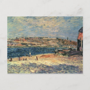 Alfred Sisley Floden Banker vid Saint-Mammes Vykort