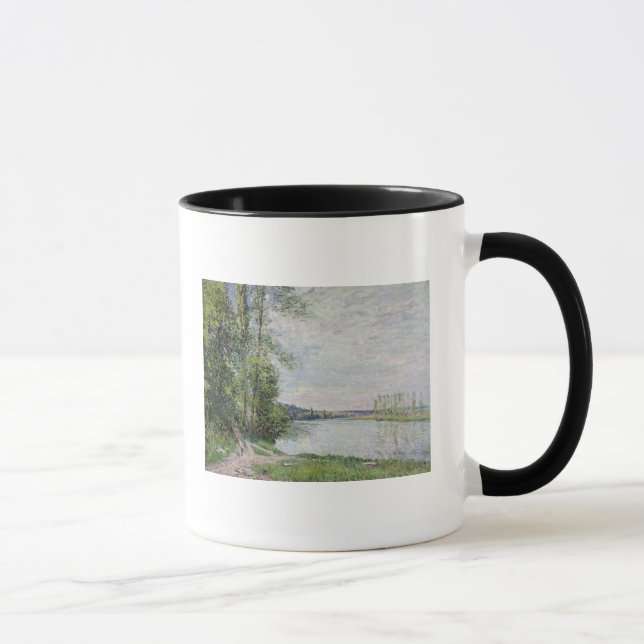 Alfred Sisley | flodstrandvägen från Veneux Mugg (Höger)