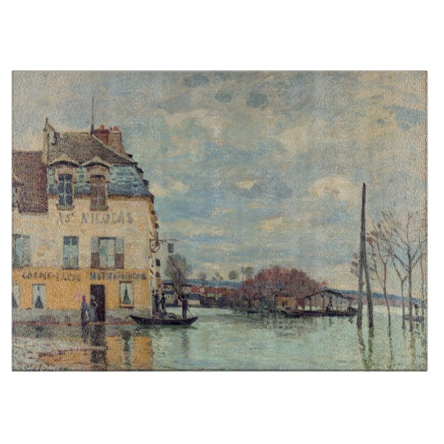 Alfred Sisley - Flood at Port-Marly 1872 (Framsidan)
