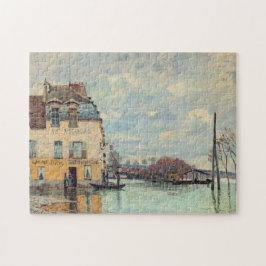 Alfred Sisley - Flood at Port-Marly 1872 Pussel