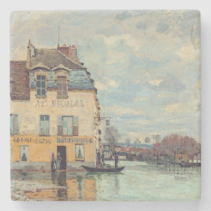 Alfred Sisley - Flood at Port-Marly 1872 Stenunderlägg
