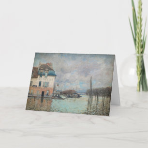 Alfred Sisley - Flood at Port-Marly Kort