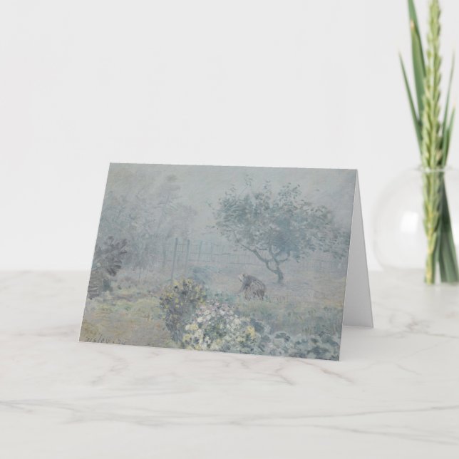 Alfred Sisley - Fog, Voisins Kort (Framsida)