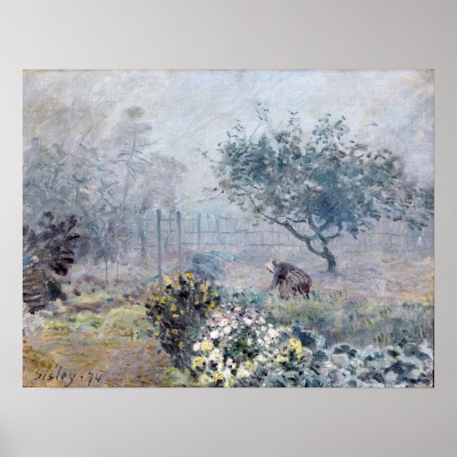 Alfred Sisley Fog, Voisins Poster (Framsidan)