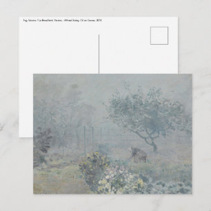 Alfred Sisley - Fog, Voisins Vykort
