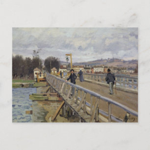 Alfred Sisley Fotbridge i Argentina Vykort