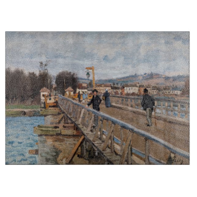 Alfred Sisley - Fotbro vid Argenteuil (Framsidan)