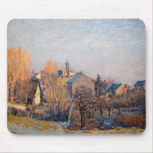 Alfred Sisley - Frosty Morgon i Louveciennes Musmatta