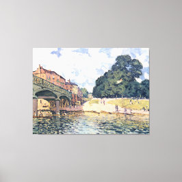 Alfred Sisley Hampton Court Bridge Canvastryck