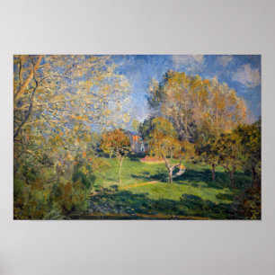 Alfred Sisley - Hoschedéträdgården, Montgeron Poster