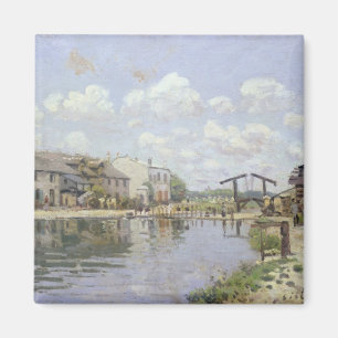 Alfred Sisley   kanalen St Martin, Paris Magnet