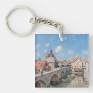 Alfred Sisley-konstverk - Le Pont de Moret