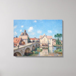 Alfred Sisley konstverk - Le Pont de Moret Canvastryck