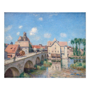 Alfred Sisley konstverk - Le Pont de Moret Fototryck