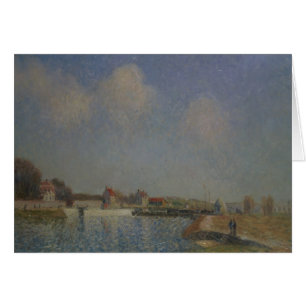 Alfred Sisley   Loing at Saint-Mammes Hälsningskort