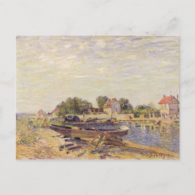 Alfred Sisley | Loing at Saint-Mammes Vykort (Framsida)