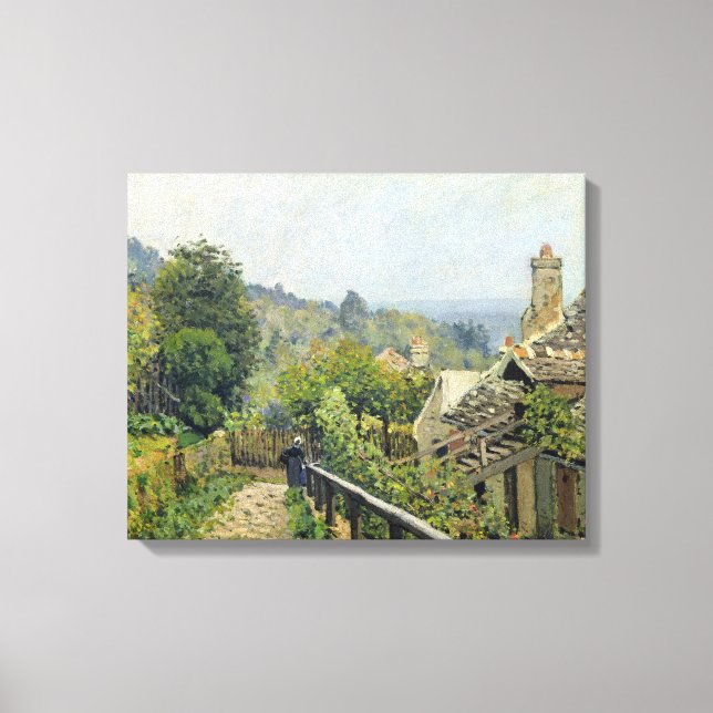 Alfred Sisley | Louveciennes, Höjderna i Marly Canvastryck (Framsida)