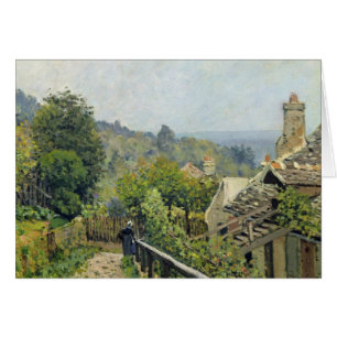 Alfred Sisley Louveciennes, Höjderna i Marly Hälsningskort