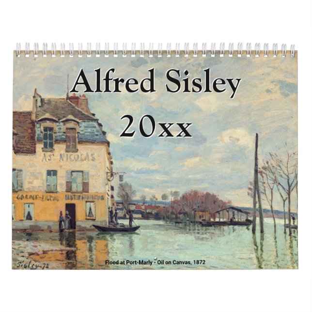 Alfred Sisley Masterbit Selection Calendar Kalender (Omslag)